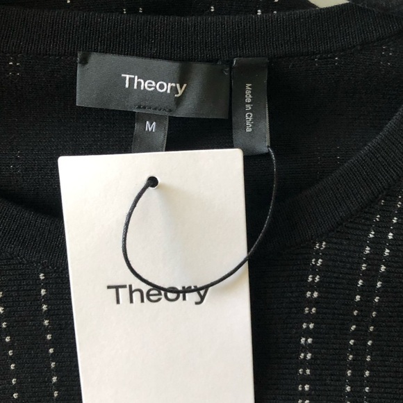 NWT Theory Slim Crewneck Sweater Pullover - Picture 5 of 6